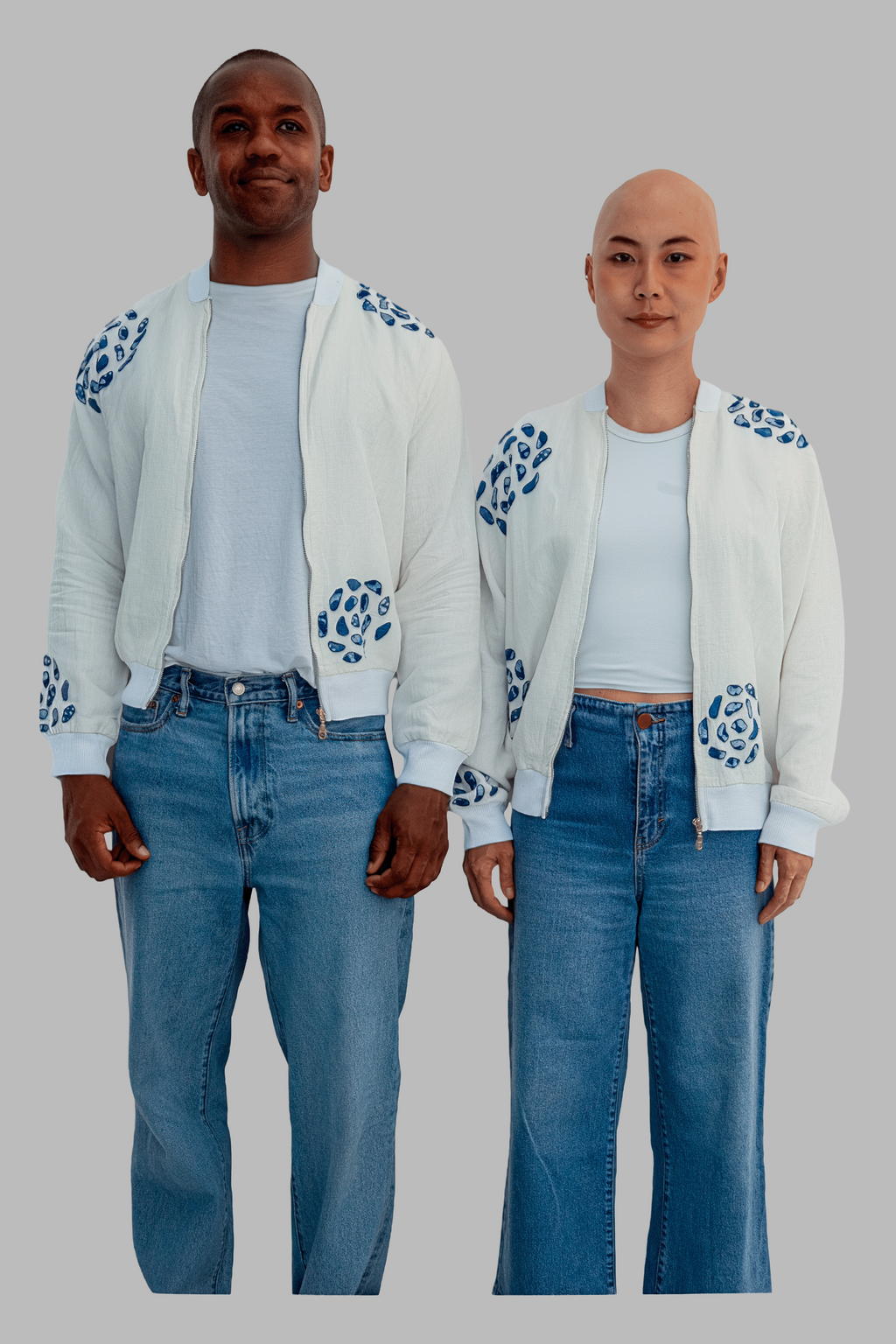 The Mansab (Patchwork Linen Bomber Jacket)