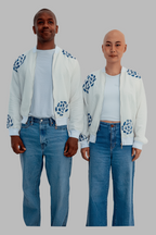 The Mansab (Patchwork Linen Bomber Jacket)