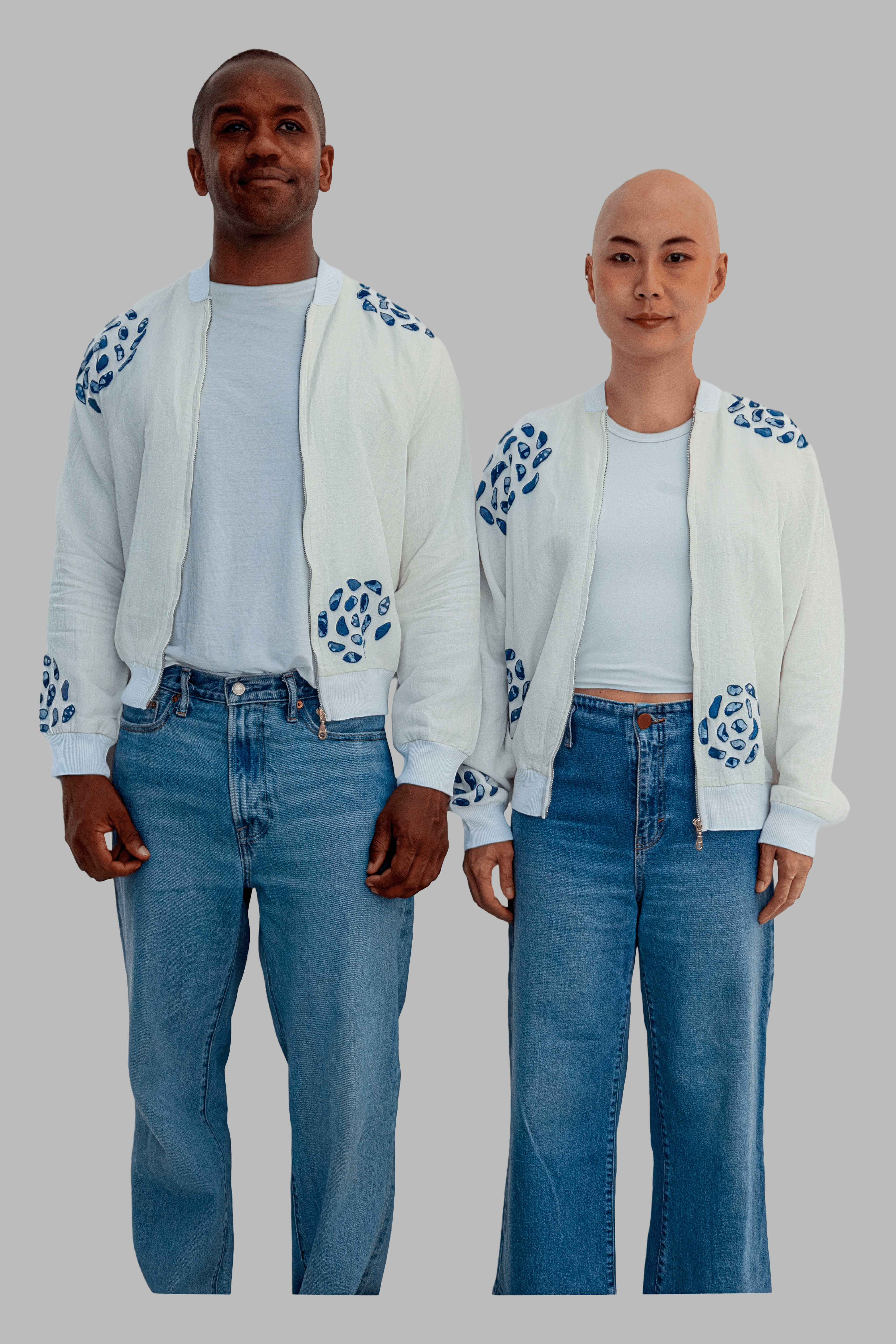 The Mansab (Patchwork Linen Bomber Jacket)